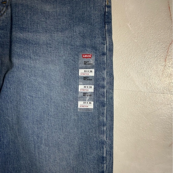 NWT Levis 550 Relaxed Fit Men's Denim Jeans 33 X 36 - Picture 7 of 7